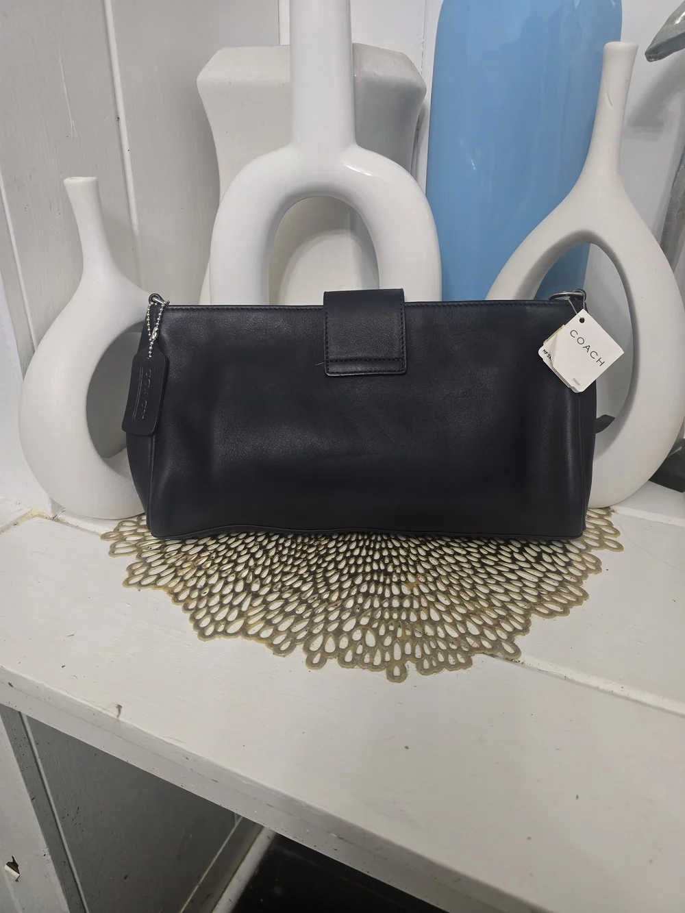 NWT Coach Penelope Turn-Lock Bag 9818 NAVY